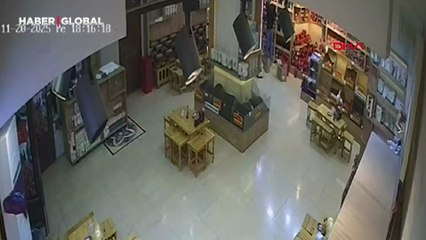 Şanlıurfa’da iş yerine silahlı saldırı kamerada: 1 yaralı