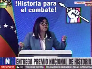 Vicepresidenta Rodríguez: El pueblo venezolano no se rinde, no es chantajeable