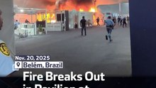 Fire Breaks Out in Pavilion at COP30