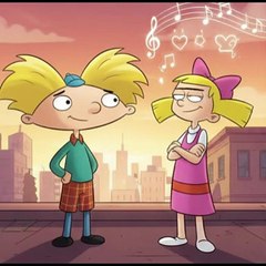 Oye arnold Arnold le canta a Helga Mi Valentía Sos Vos