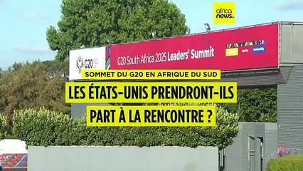 Sommet du G20 en Afrique du Sud: les États-Unis prendront-ils part à la rencontre ?