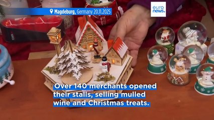 Magdeburg Christmas market reopens a year after deadly car-ramming attack