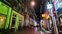 Busy Nightlife in Amsterdam 4K Night Walking Tour 2025