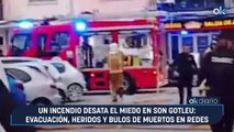 Un incendio desata el miedo en Son Gotleu: evacuación, heridos y bulos de muertos en redes