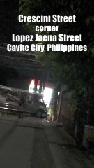 Crescini Street corner Lopez Jaena Street in Cavite City in the Philippines