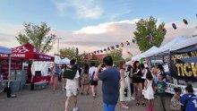 Alberta Night Market Walking Tour | Terwillegar Park Edmonton 4K Vibes