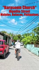 Barasoain Church Along Hipolito Street in Malolos, Bulacan, Philippines