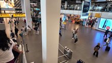 Walking in Amsterdam Schiphol Airport Netherlands | Relaxing 4K Tour 2025