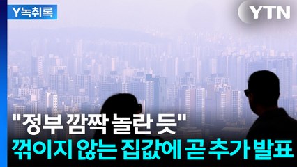 정부, 추가 공급대책 발표 예고..."세금 도입은 정부의 백기 시그널" [굿모닝경제] / YTN