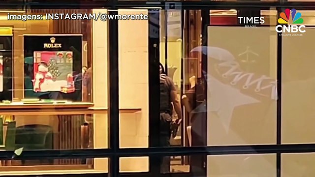 Vídeo: tentativa de roubo de relógios Rolex no Shopping Iguatemi, em Campinas