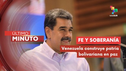 Pdte. Maduro: "Venezuela es un pueblo de Cristo, no amenacen con misiles"
