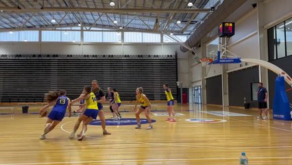 Bendigo Spirit training before Perth game.