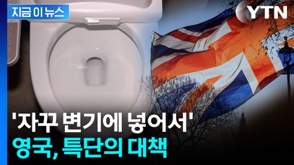 '자꾸 변기에 넣어서'...영국서 판매 금지되는 제품 [지금이뉴스]  / YTN