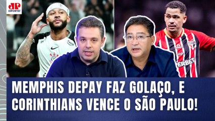 "Foi SENSACIONAL o que o Memphis Depay FEZ! E essa VITÓRIA do Corinthians sobre o São Paulo foi..."