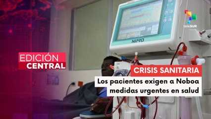 Pdte. Noboa recorta 210 millones de dólares al presupuesto de salud en Ecuador