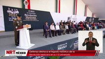 Defensa destaca el legado histórico de la Revolución Mexicana en su 115 aniversario