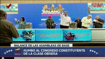 Presidente Nicolás Maduro recibe balance de las asambleas de base de la clase obrera