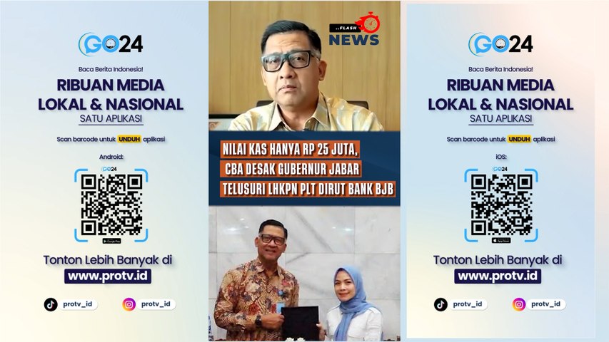Nilai Kas Hanya Rp 25 Juta, CBA Desak Gubernur Jabar Telusuri LHKPN Plt Dirut Bank BJB Ayi Subarna
