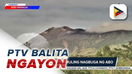 #Kanlaon Volcano, muling nagbuga ng abo