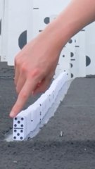 "I Knocked Over the WORLD’S LARGEST DOMINO Chain 😱🧱 (One Mistake Could Ruin EVERYTHING!)"