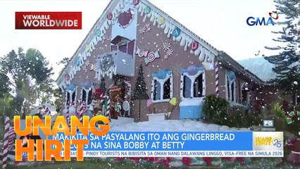 CHRISTMAS-SAYANG PASYAL SA GINGERBREAD HOUSE! | Unang Hirit