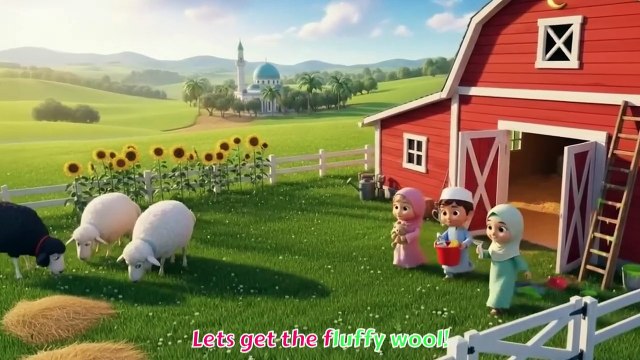 Baa Baa Black Sheep _ Islamic Kids Song _ Muslim Nursery Rhymes on Sharing & Caring #islamiccartoon