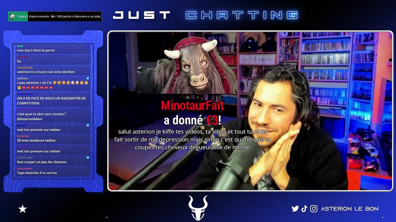 Just Chatting #148: "Méchant don sur mes cheveux"