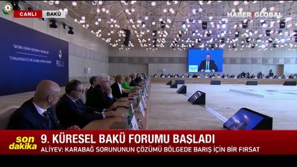 Aliyev: Karabağ sorununun çözümü bölgede barış için bir fırsat