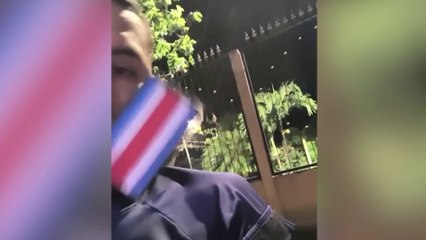 tn7-Investigan a supuesto policía de Fuerza Pública que se grabó mientras profanó bandera de Costa Rica-201125