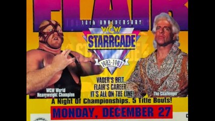 All Of Ric Flair WWE PPV Match Card Compilation (1991 - 2011) With TNA & WCW