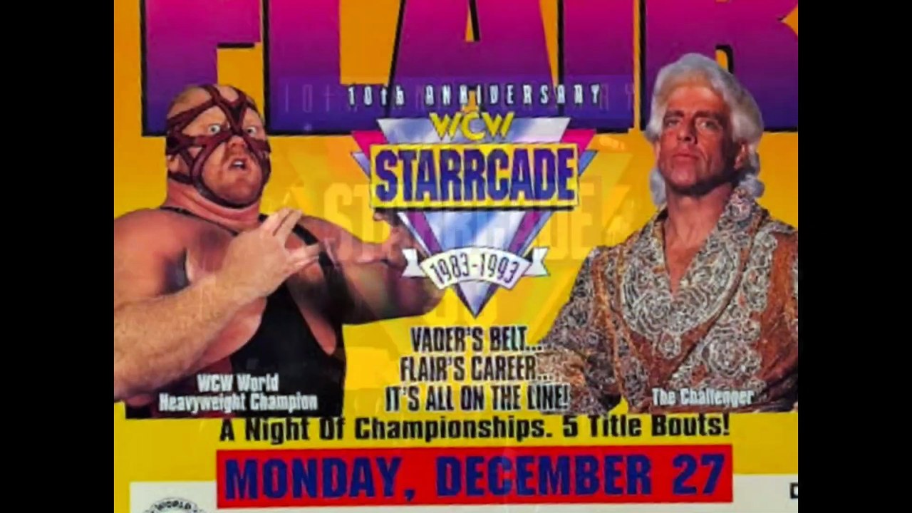 All Of Ric Flair WWE PPV Match Card Compilation (1991 - 2011) With TNA & WCW