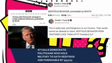 AOTR duty to warn... Trump Seditious Execute