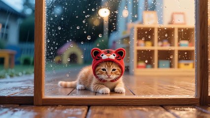 Ramen-Shop Mom & Little Juice-Maker—Tiger-Hat Kitten Finally Gets His Dream Bike