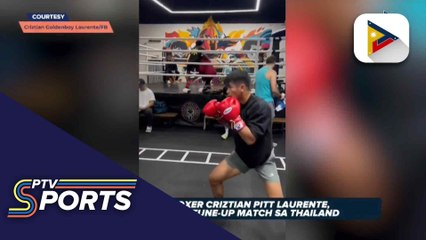Pinoy boxer Criztian Pitt Laurente, sasabak sa tune-up match sa Thailand