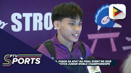 Karl Eldrew Yulo, pasok sa apat na final event ng 2025 FIG Artistic Gymnastics Junior World Championships
