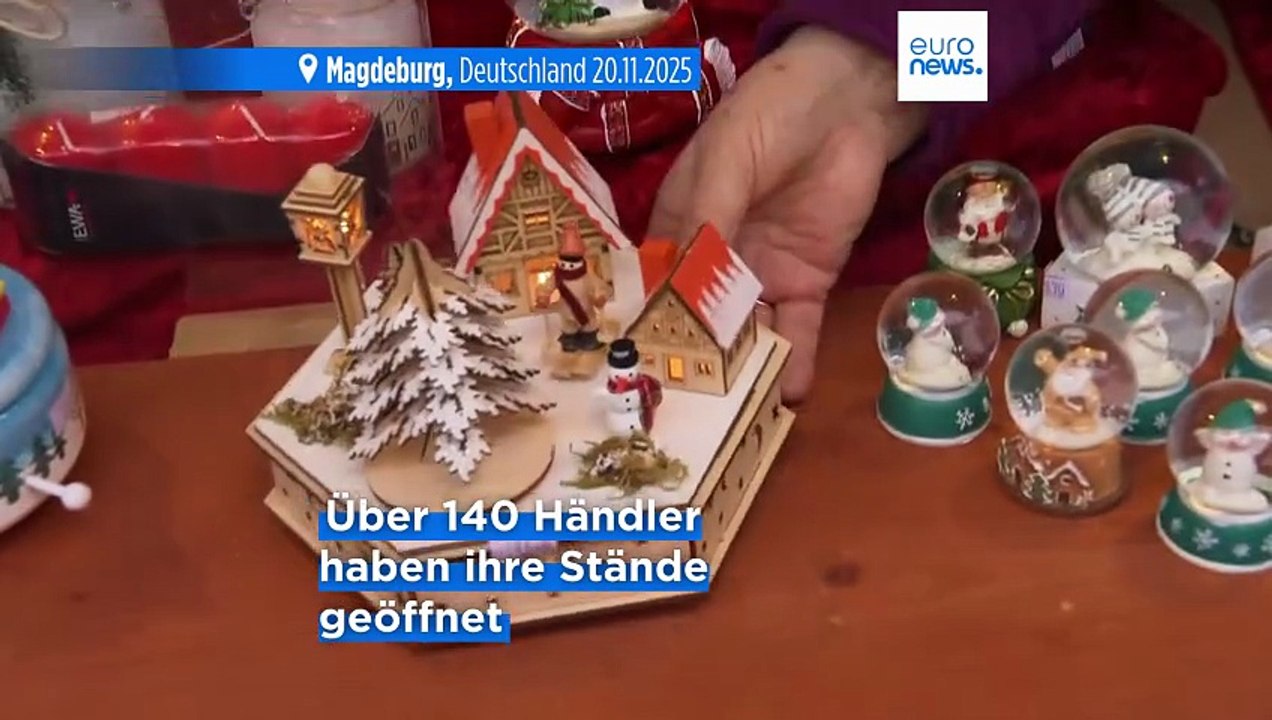 Magdeburger Weihnachtsmarkt öffnet ein Jahr nach tödlichem Attentat