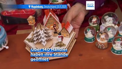 Magdeburger Weihnachtsmarkt öffnet ein Jahr nach tödlichem Attentat
