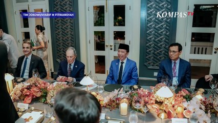 Jokowi Hadiri Gala Dinner Forum Blommberg, Duduk Sebelahan dengan Michael Bloomberg