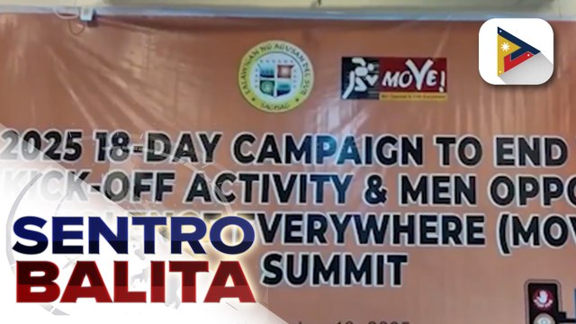 ‘18-Day Campaign to End Violence Against Women,’ ikinasa sa Agusan del Sur | ulat ni Fyl Goloran - PTV Agusan del Sur