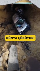 Dünya çekiyor son zamanlarda farklı yerlerden gelen yer çöküntüleri