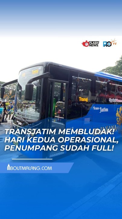 KONDISI BUS TRANSJATIM KORIDOR 1 MALANG RAYA DI Hari KEDUA OPERASIONAL, FULL NAWAK