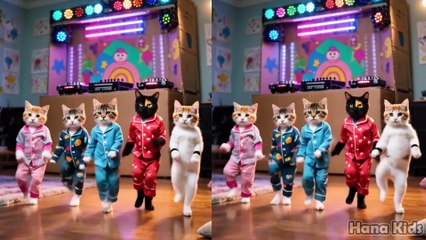 😻 Dancing Kittens in Sync! ✨ Funny Cats Video 💃🐱💫 Aku Seorang Kapiten