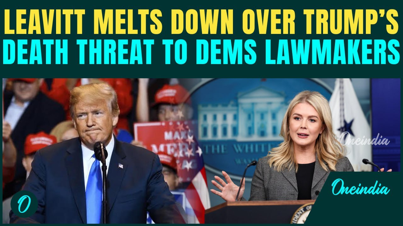 Karoline SHUTS DOWN Reporter on Trump’s THREAT to Democrat Lawmakers; cites message as ‘DANGEROUS’