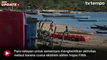 KKP Minta Nelayan Tak Melaut Imbas Siklon Tropis FINA