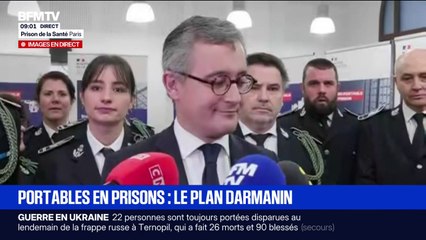 Gérald Darmanin: "À mon arrivée au ministère de la Justice, j'ai mis l'amélioration du fonctionnement des prisons françaises comme étant mon objectif n°1"