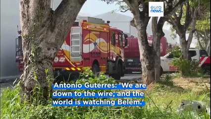 Fire disrupts climate talks at COP30 in Brazil as negotiators reach critical final days