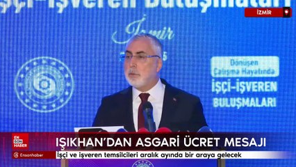 Vedat Işıkhan'dan asgari ücret mesajı