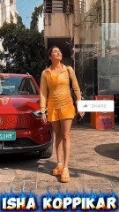 Bollywood Actress Isha Koppikar Arrived for WorkOut 🥰