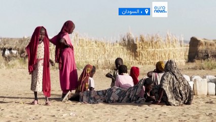 فيديو - السودان: آلاف النازحين عالقون بين الفاشر والطويلة بعد سقوط المدينة
