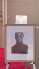 Cérémonie posthume de remise d'une étoile sur le Hollywood Walk of Fame à Chadwick Boseman